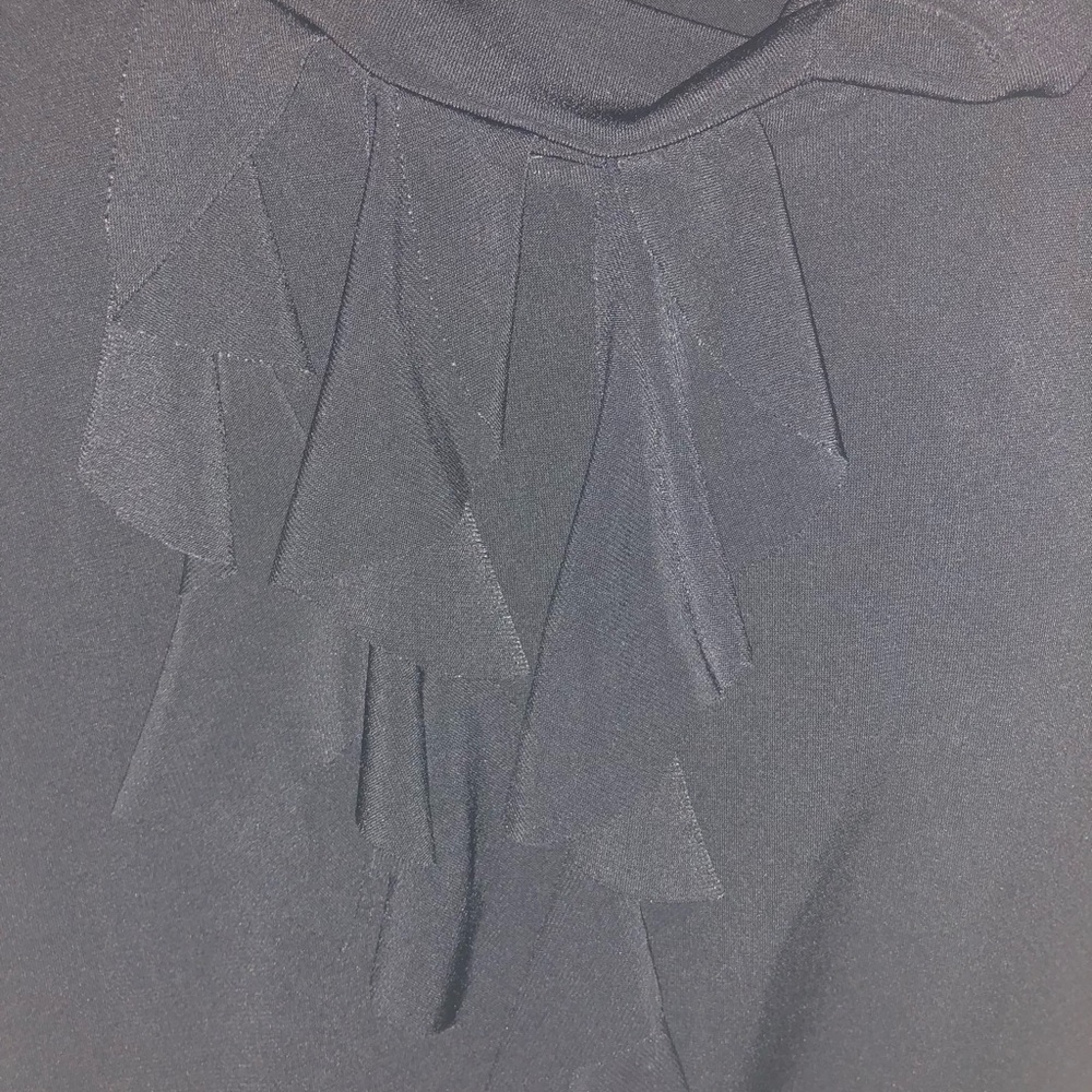 Black Ruffle Blouse - Picture 2 of 3